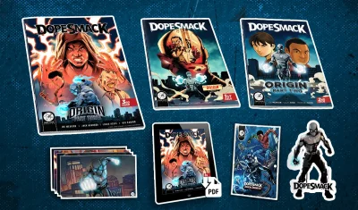 DopeSmack Origin Run Parts One Two and Three Comic Bundle